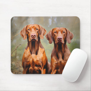 Mousepad Dois Vizslas húngaros