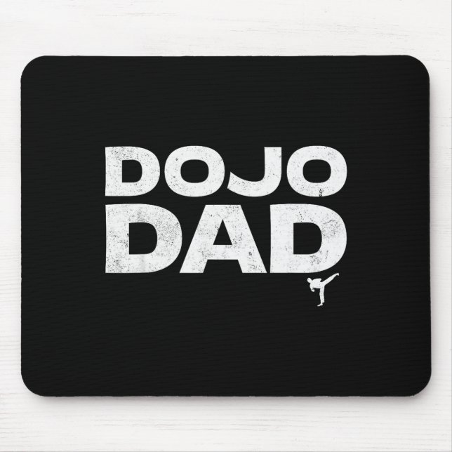 Mousepad Dojo Dad Martial Arts Funny Father's Day Gift For  (Frente)