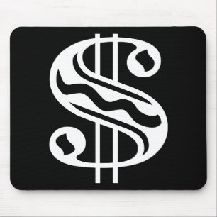 Mousepad Dólar - Sinal - Branco