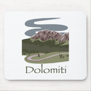 Mousepad Dolomitas Italianas Caminhada Design Viagem Os Alp
