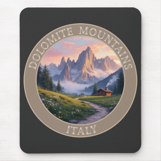 Mousepad Dolomite Mounates Itália (Frente)