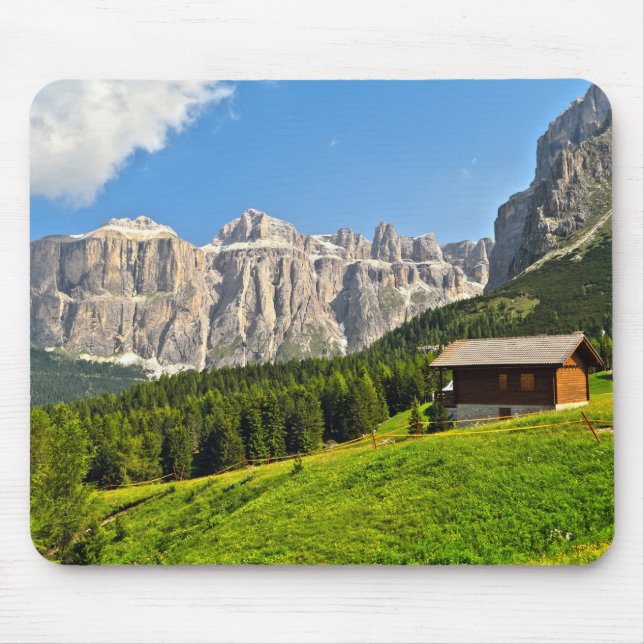 Mousepad Dolomiti - vale alto de Fassa (Frente)