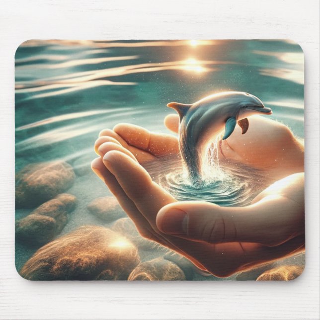 Mousepad Dolphin Art (Frente)