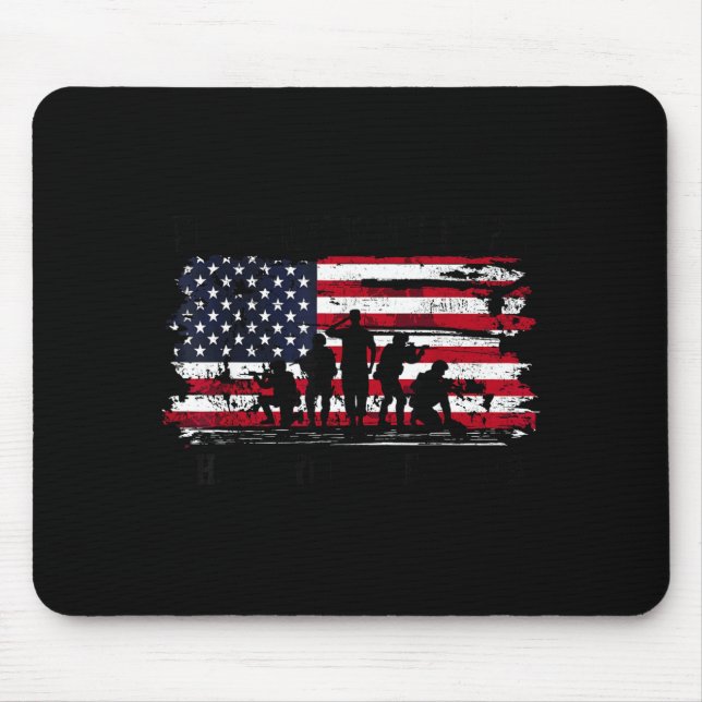 Mousepad Dom Isn't Thank You Veterans Day Military Usa Flag (Frente)