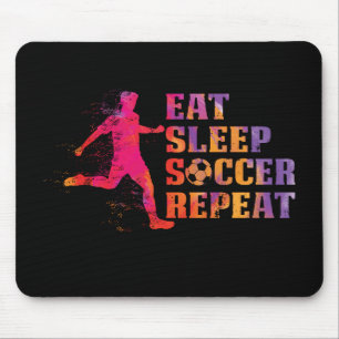 Mousepad Dom Repetitivo de Futebol para Jogadores de Futebo