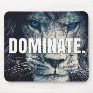 Mousepad Domine - o leão inspirador
