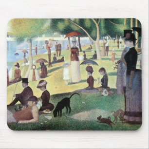 Mousepad Domingo à tarde, Ilha La Grande Jatte, por Seurat
