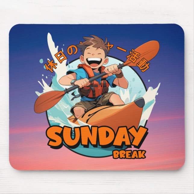 Mousepad Domingo Break | (Frente)