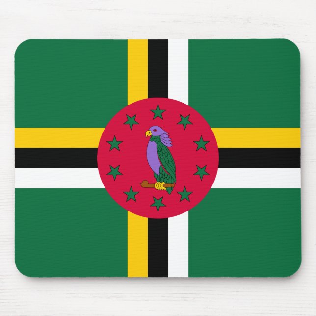 Mousepad Dominica Flag (Frente)