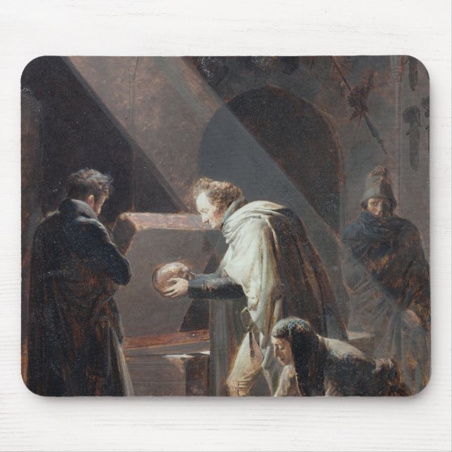 Mousepad Dominique Vivant Denon que substitui os ossos (Frente)