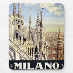 Mousepad Domo gótico da catedral de Milão Italia das