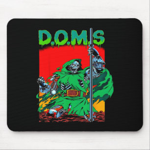 Mousepad Doms Musculatura Engraçada Gym Elevação de Peso Mo