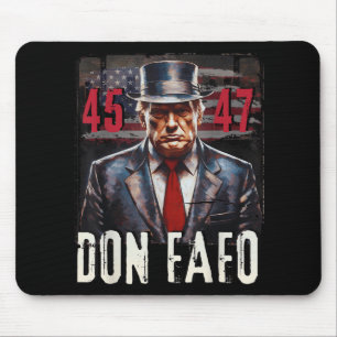 Mousepad Don Fafo Trump 45 47 Engraçado Tee Político Patrió
