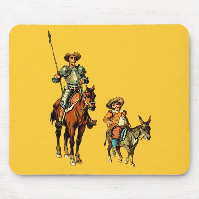 Mousepad Don Quixote e Sancho Panza (Frente)