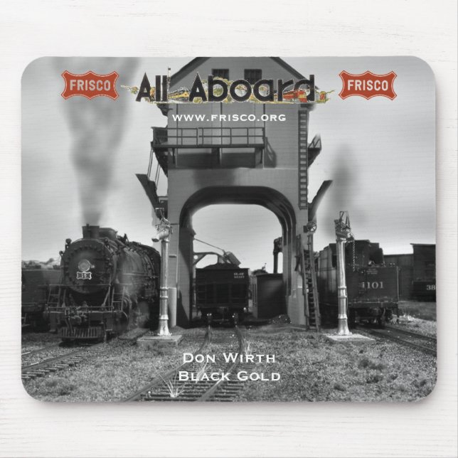 Mousepad Don Wirth - ouro preto (Frente)