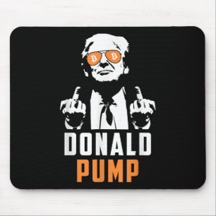 Mousepad Donald Pump Bitmoney Funny Trump 2024 Crypto