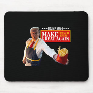 Mousepad Donald Trump 2024 Batata Frita - Faça Batatas Frit