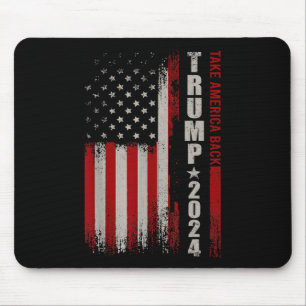 Mousepad Donald Trump 2024 Recupere a bandeira americana