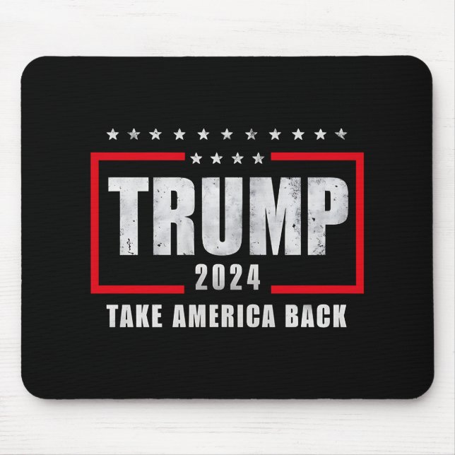 Mousepad Donald Trump 2024 Retire a Eleição Americana (Frente)