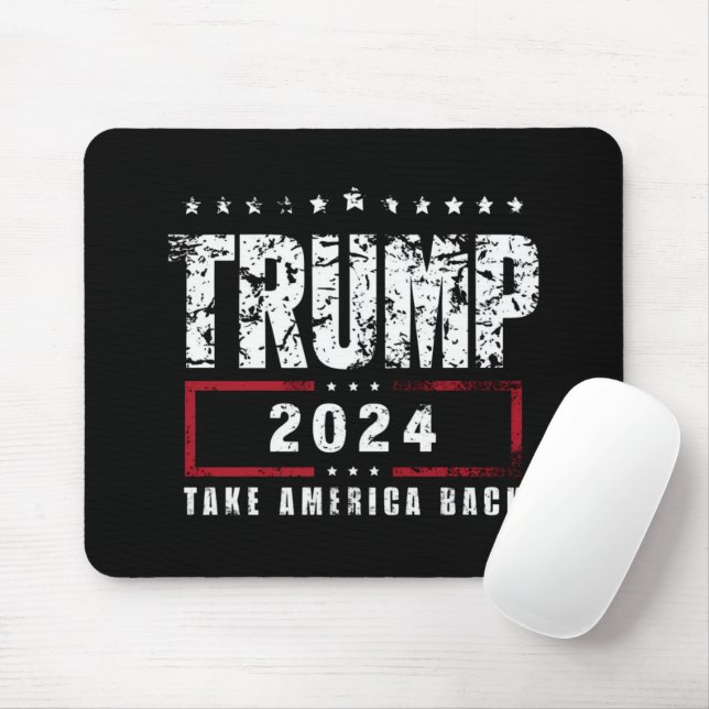 Mousepad Donald Trump 2024 Retire a Eleição Americana (Com mouse)