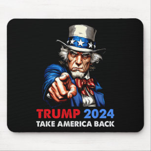 Mousepad Donald Trump 2024 Volte América Ck Tio Sam Republi