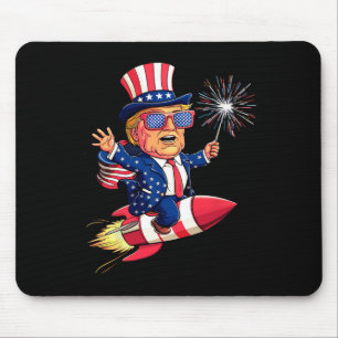 Mousepad Donald Trump 2025 Happy 4 De Julho Trump American