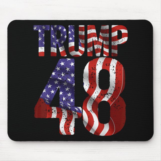 Mousepad Donald Trump 2028 Trump 45 47 48º Presidente Ameri (Frente)