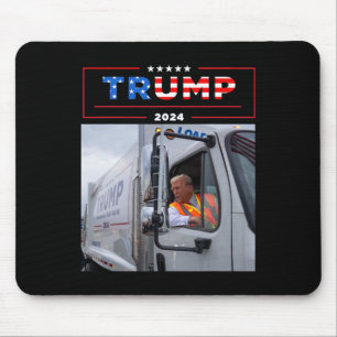 Mousepad Donald Trump Anda em Camiseta de Caminhão Garge Ga