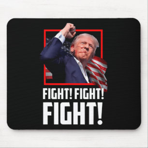 Mousepad Donald Trump Combatendo Combatentes Apoiadores