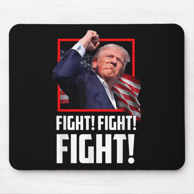 Mousepad Donald Trump Combatendo Combatentes Apoiadores (Frente)