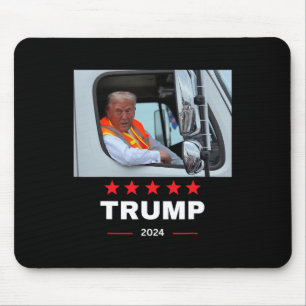 Mousepad Donald Trump Corre No Caminhão De Lixo