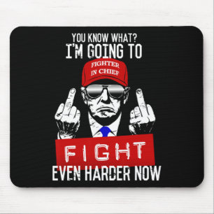 Mousepad Donald Trump Dedo do Meio Virado Contra Republican