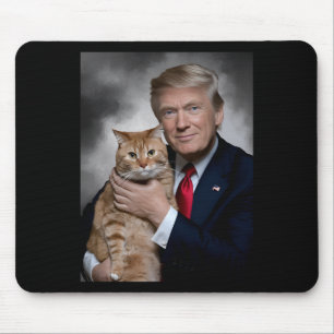 Mousepad Donald Trump E Cat Engraçados Trump E Cat