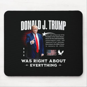 Mousepad Donald Trump Estava Certo Sobre Tudo - Trump 20