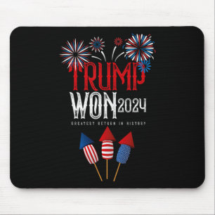 Mousepad Donald Trump Ganhou A Inauguração Eleitoral 2024 H