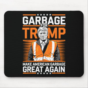 Mousepad Donald Trump Garbage Orange Vest de Segurança Refl