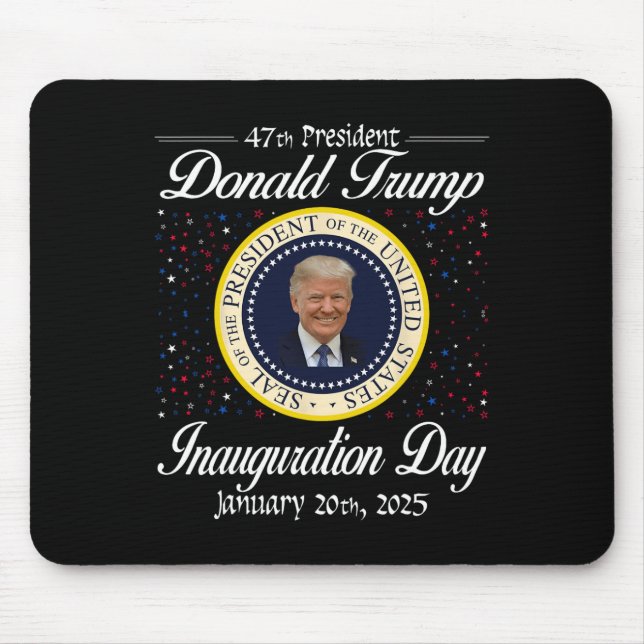 Mousepad Donald Trump Inauguration Day 2025 47th U.A. Presi (Frente)