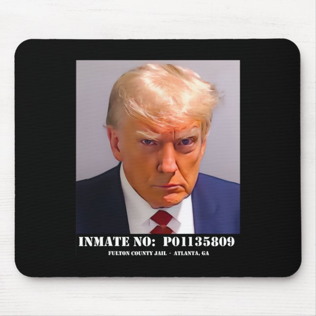 Mousepad Donald Trump Mug Shot (Frente)