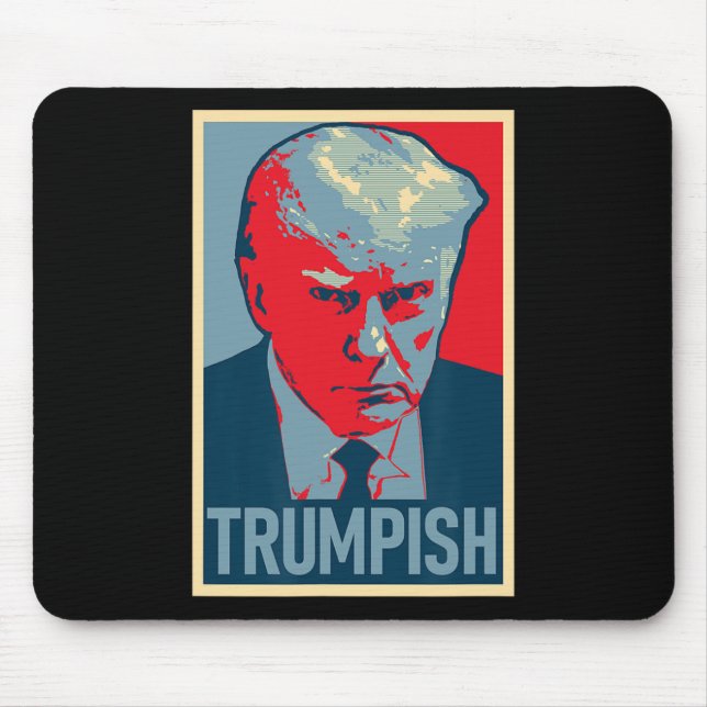 Mousepad Donald Trump Mug Shot (Frente)