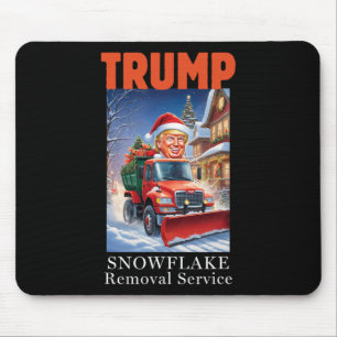 Mousepad Donald Trump Natal Engraçado Remoção do Floco de N