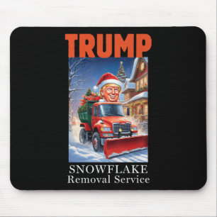 Mousepad Donald Trump Natal Engraçado Remoção do Floco de N