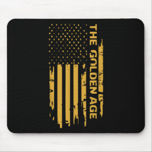 Mousepad Donald Trump Ouro Idade Da América Começa Certo Nã