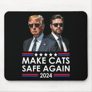 Mousepad Donald Trump Torna Os Gatos Seguros Novamente 2024