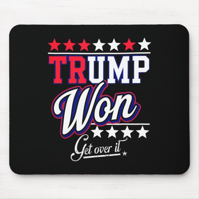 Mousepad Donald Trump Won Supera 2024 Trump Won Electi (Frente)