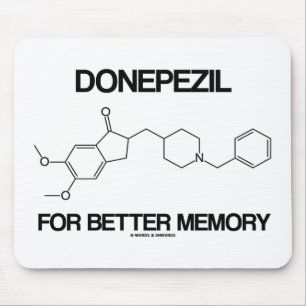 Mousepad Donepezil Para Melhor Memória (Molécula Química)