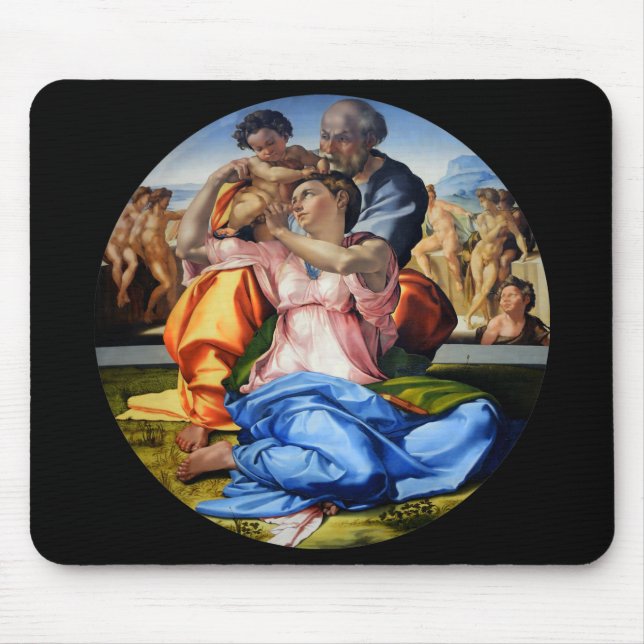 Mousepad Doni Tondo, Doni Madona, Michelangelo, 1507 (Frente)