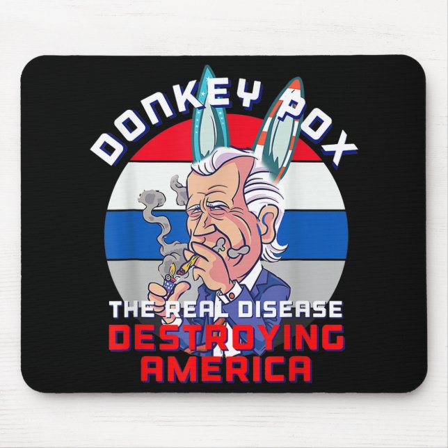 Mousepad Donkey Pox Excelente MAGA King Trump UltrA MAGA EU (Frente)