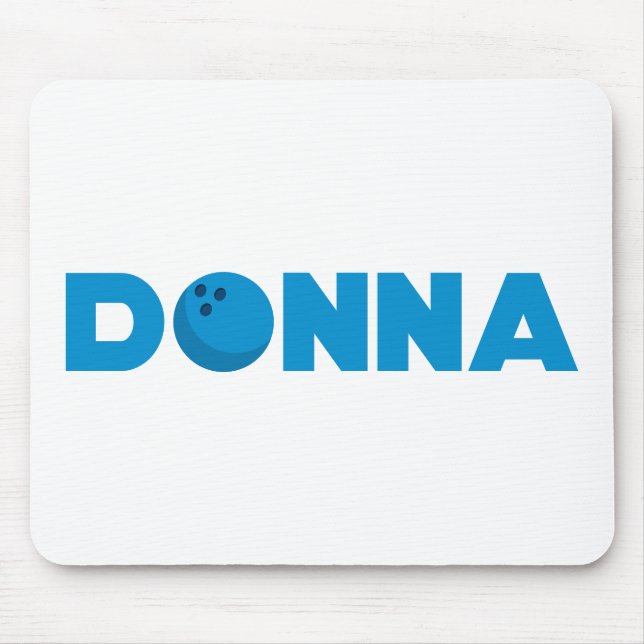 Mousepad Donna boliche (Frente)