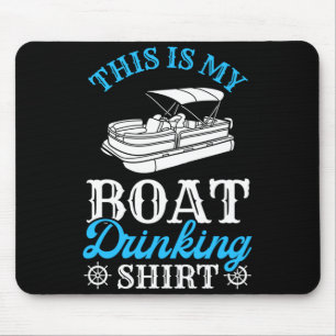 Mousepad Dono de barco de homens à vela, este é o barco beb