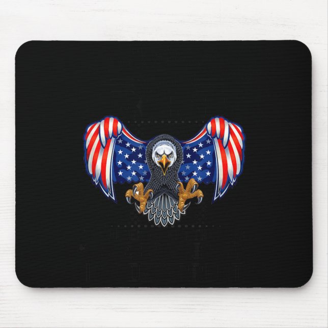 Mousepad Don't Off Old People The Older We Get Eagle &amp;  (Frente)